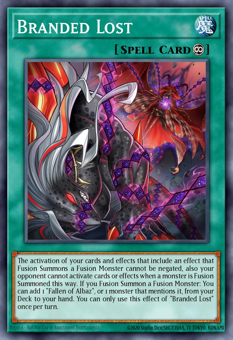 Branded Lost Yu-Gi-Oh card