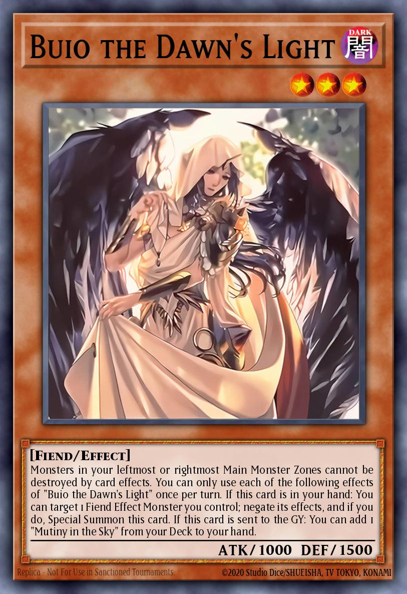 Buio the Dawn's Light Yu-Gi-Oh card