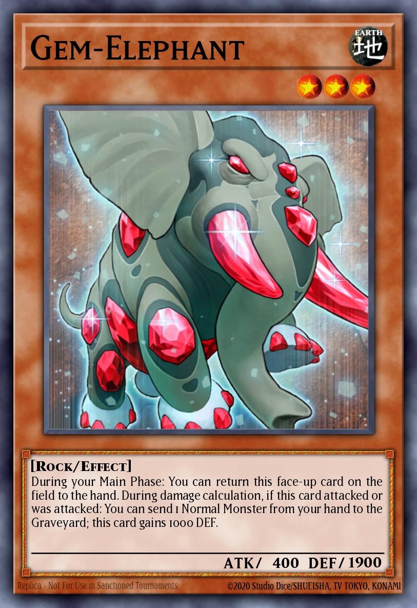 Gem-Elephant Yu-Gi-Oh card