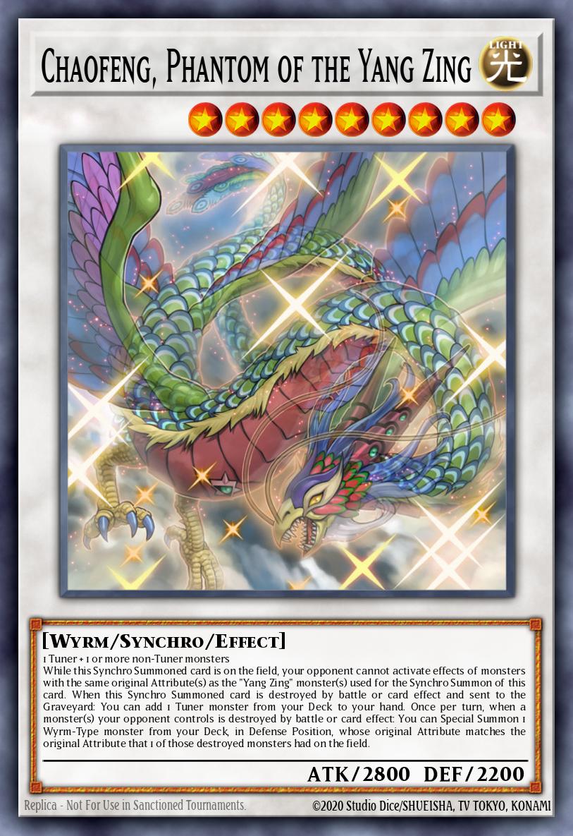 Chaofeng, Phantom of the Yang Zing Yu-Gi-Oh card