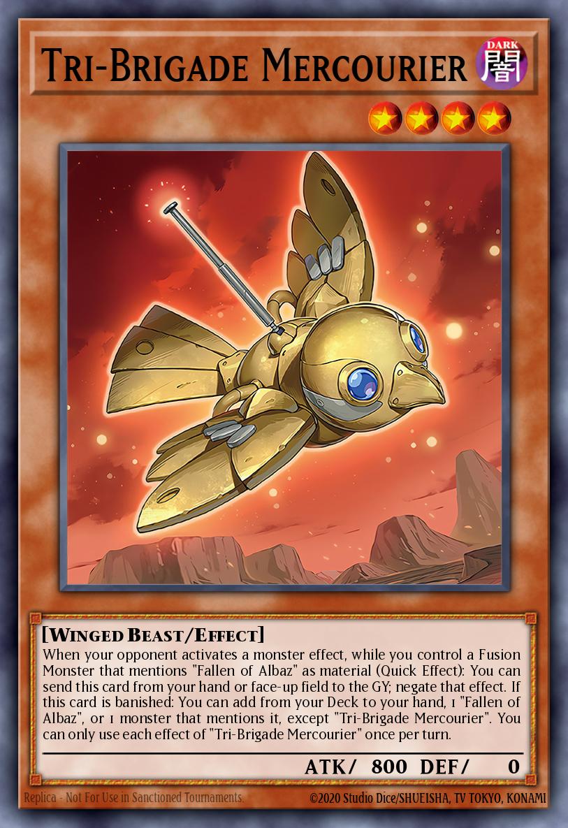 Tri-Brigade Mercourier Yu-Gi-Oh card