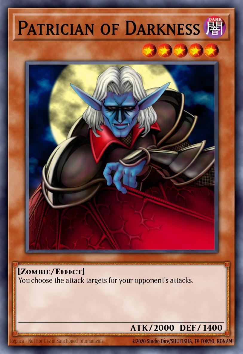 Patrician of Darkness Yu-Gi-Oh card