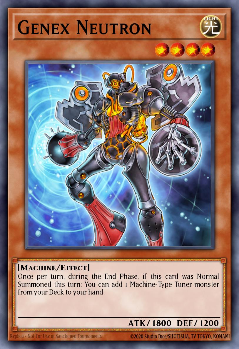 Genex Neutron Yu-Gi-Oh card