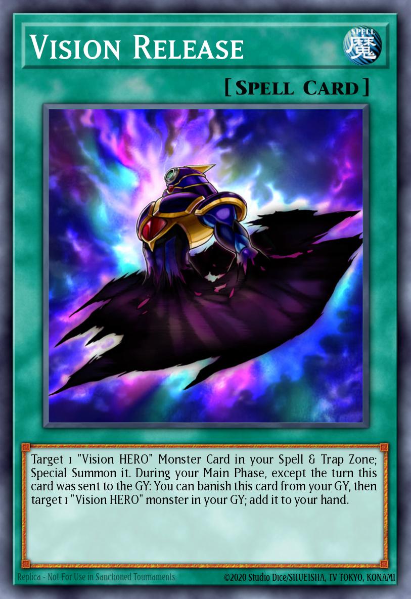Vision Release Yu-Gi-Oh card