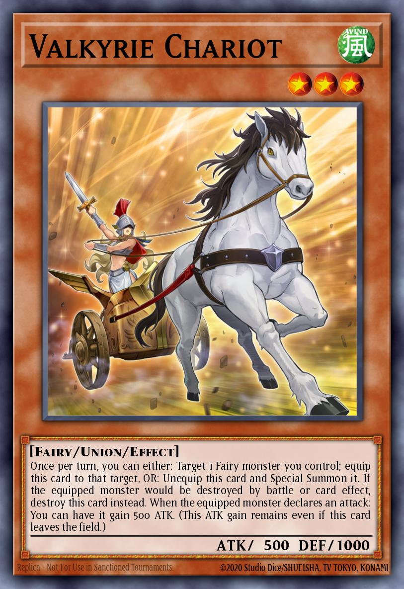 Valkyrie Chariot Yu-Gi-Oh card