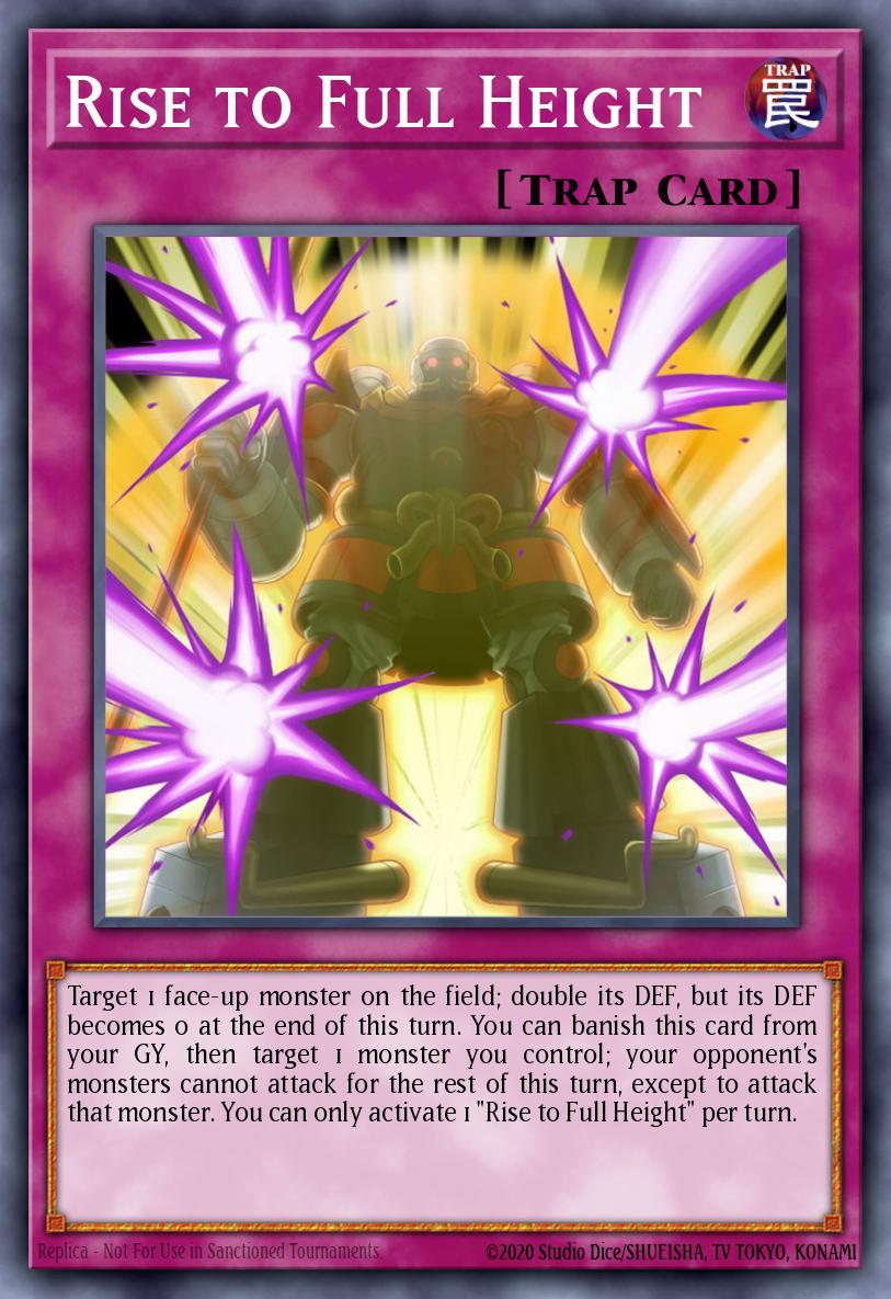 Rise to Full Height Yu-Gi-Oh card