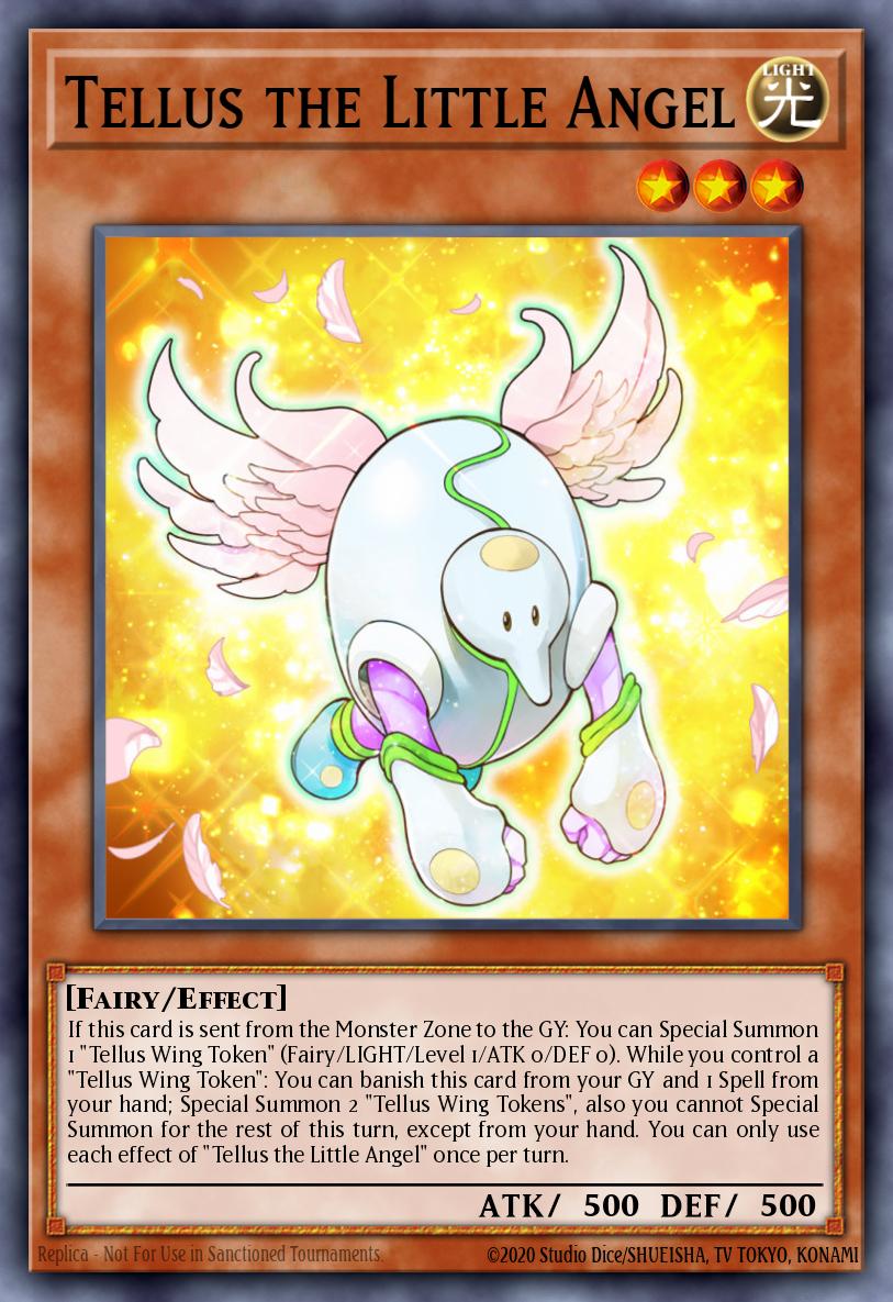 Tellus the Little Angel Yu-Gi-Oh card
