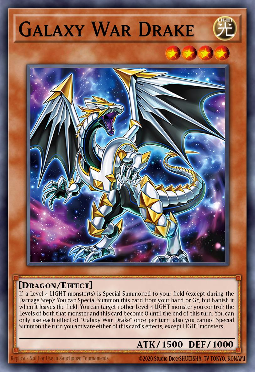 Galaxy War Drake Yu-Gi-Oh card