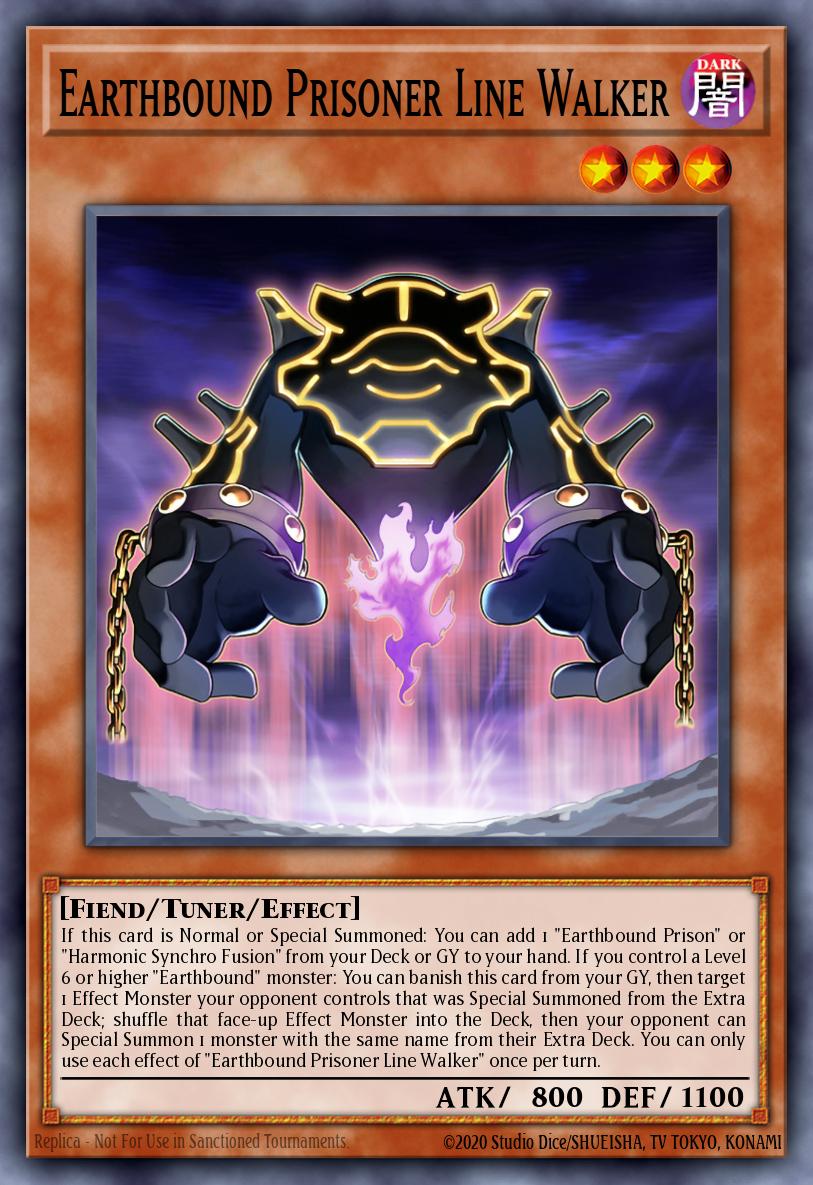 Earthbound Prisoner Line Walker Yu-Gi-Oh card