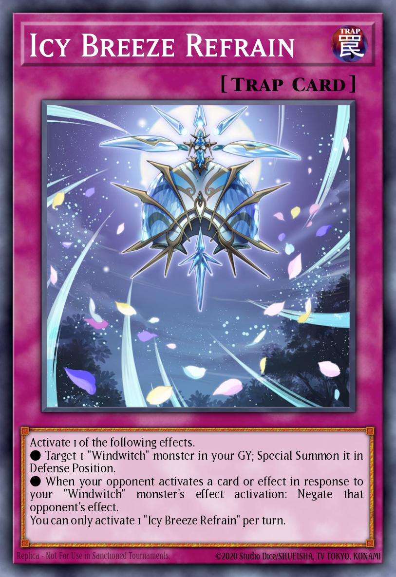 Icy Breeze Refrain Yu-Gi-Oh card