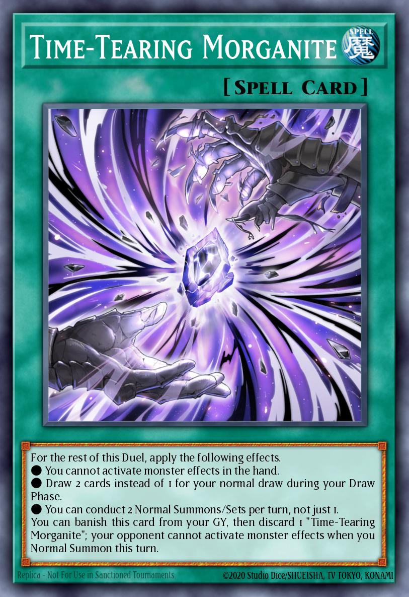 Time-Tearing Morganite Yu-Gi-Oh card