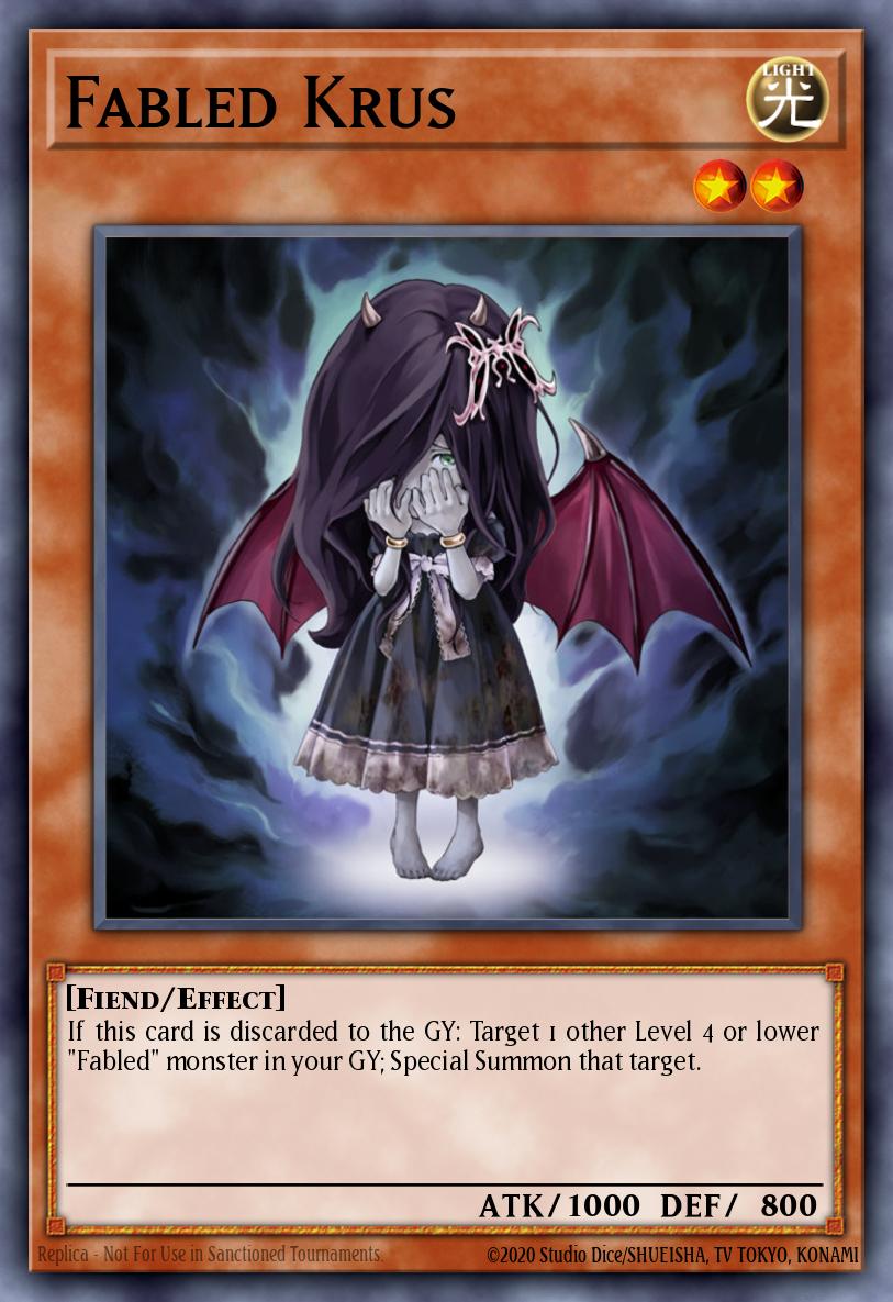 Fabled Krus Yu-Gi-Oh card