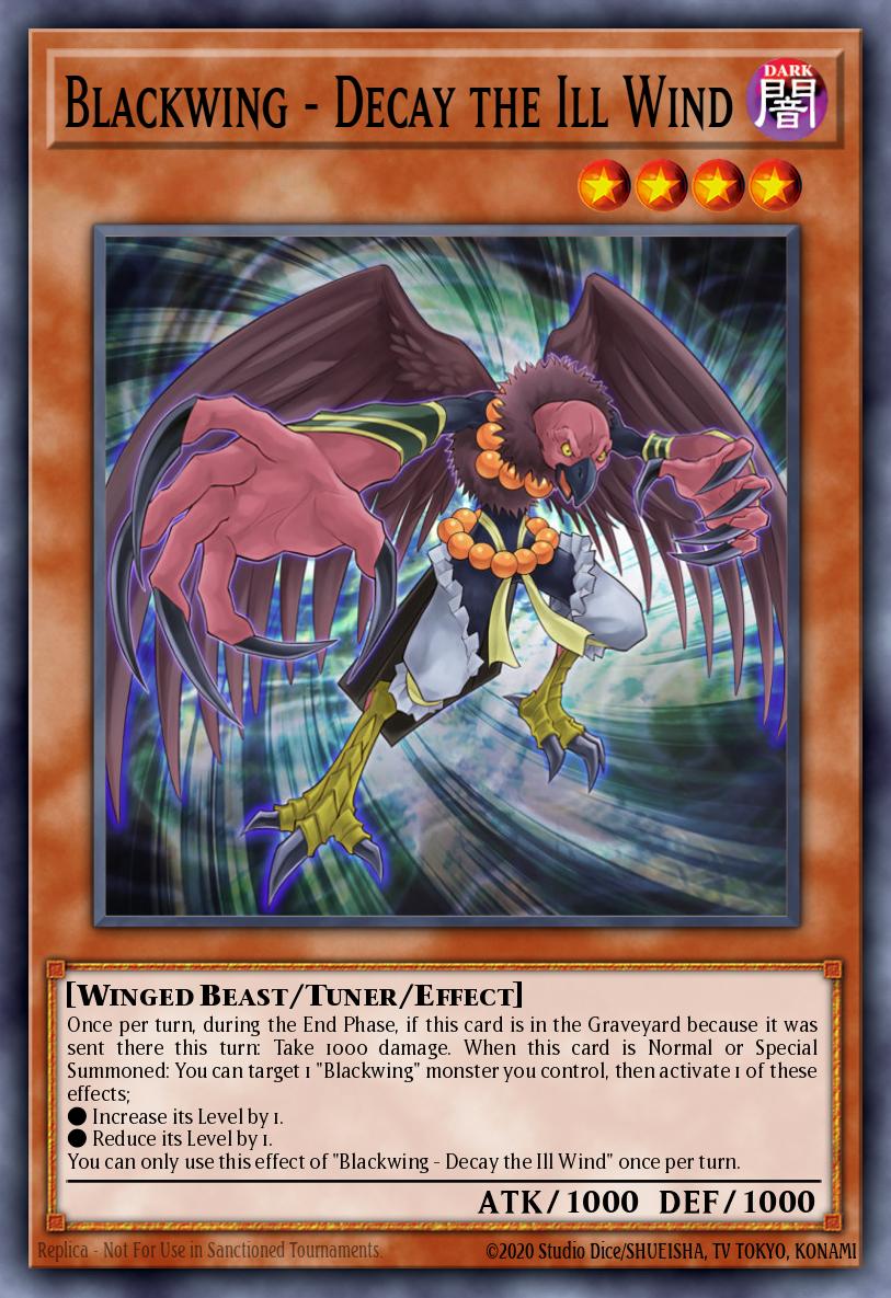 Blackwing - Decay the Ill Wind Yu-Gi-Oh card
