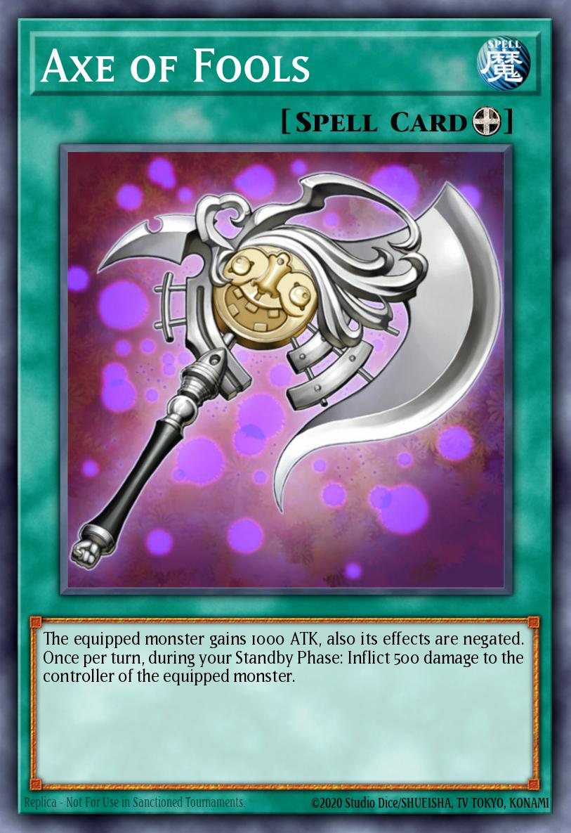 Axe of Fools Yu-Gi-Oh card