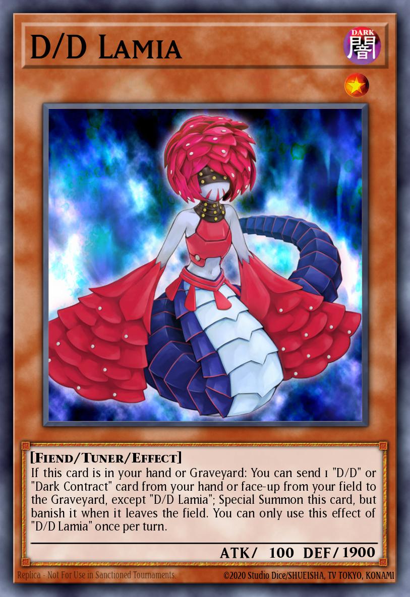 D/D Lamia Yu-Gi-Oh card