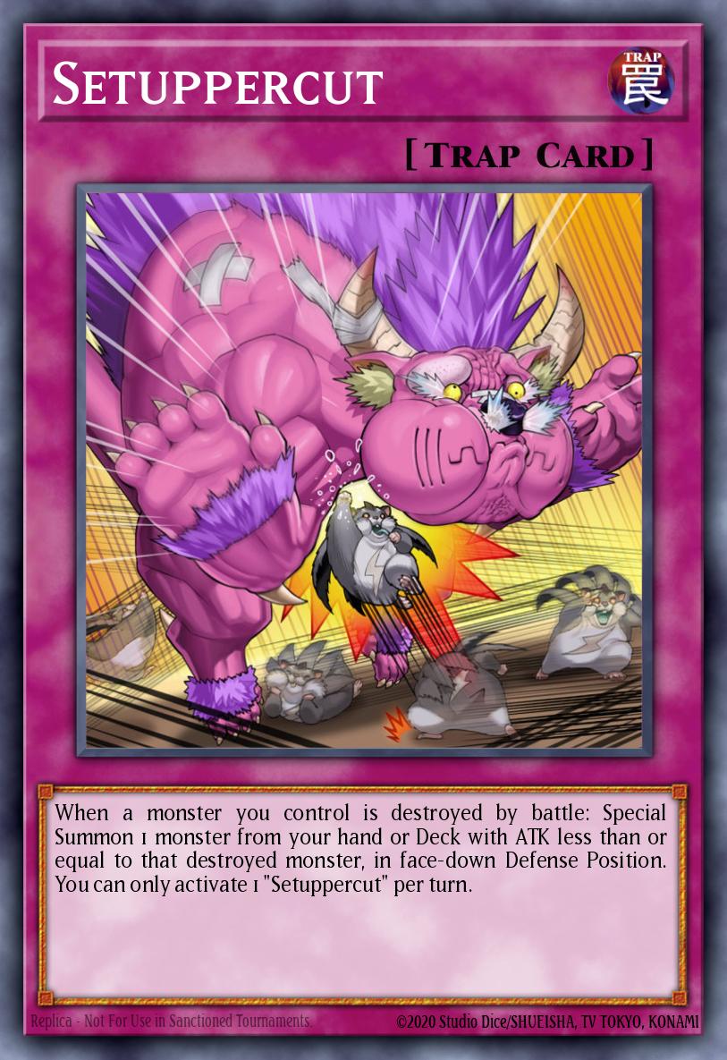 Setuppercut Yu-Gi-Oh card