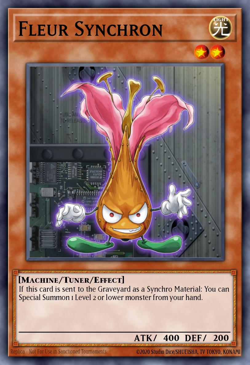 Fleur Synchron Yu-Gi-Oh card