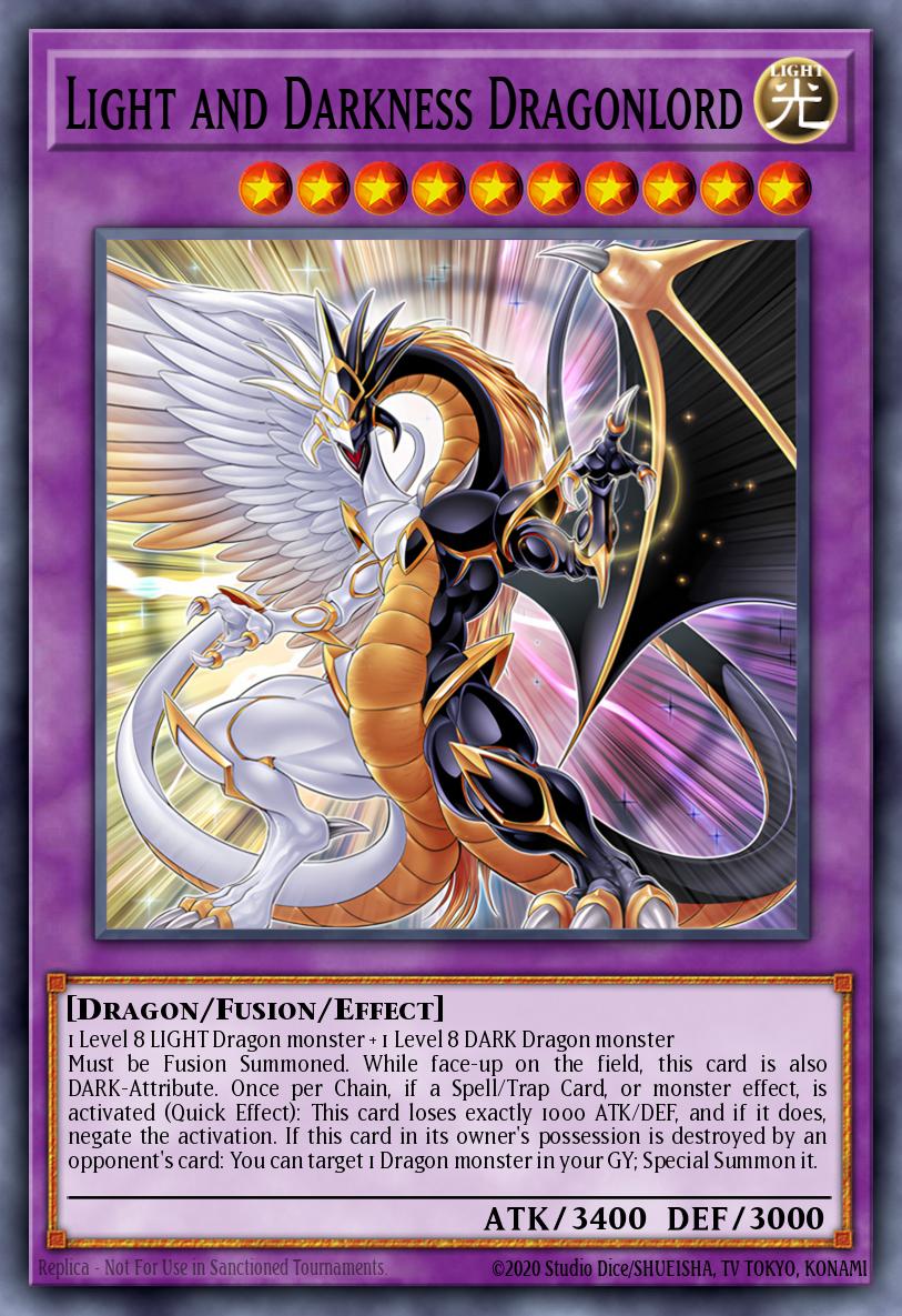 Light and Darkness Dragonlord Yu-Gi-Oh card