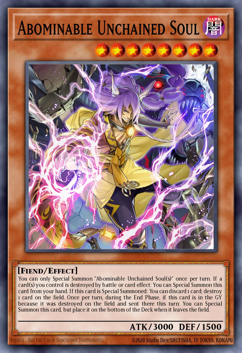 Abominable Unchained Soul Yu-Gi-Oh card