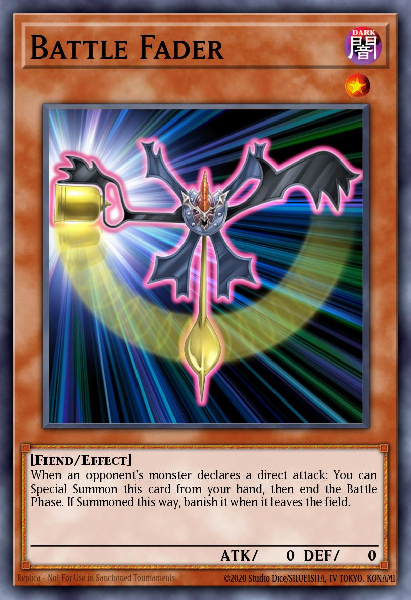 Battle Fader Yu-Gi-Oh card