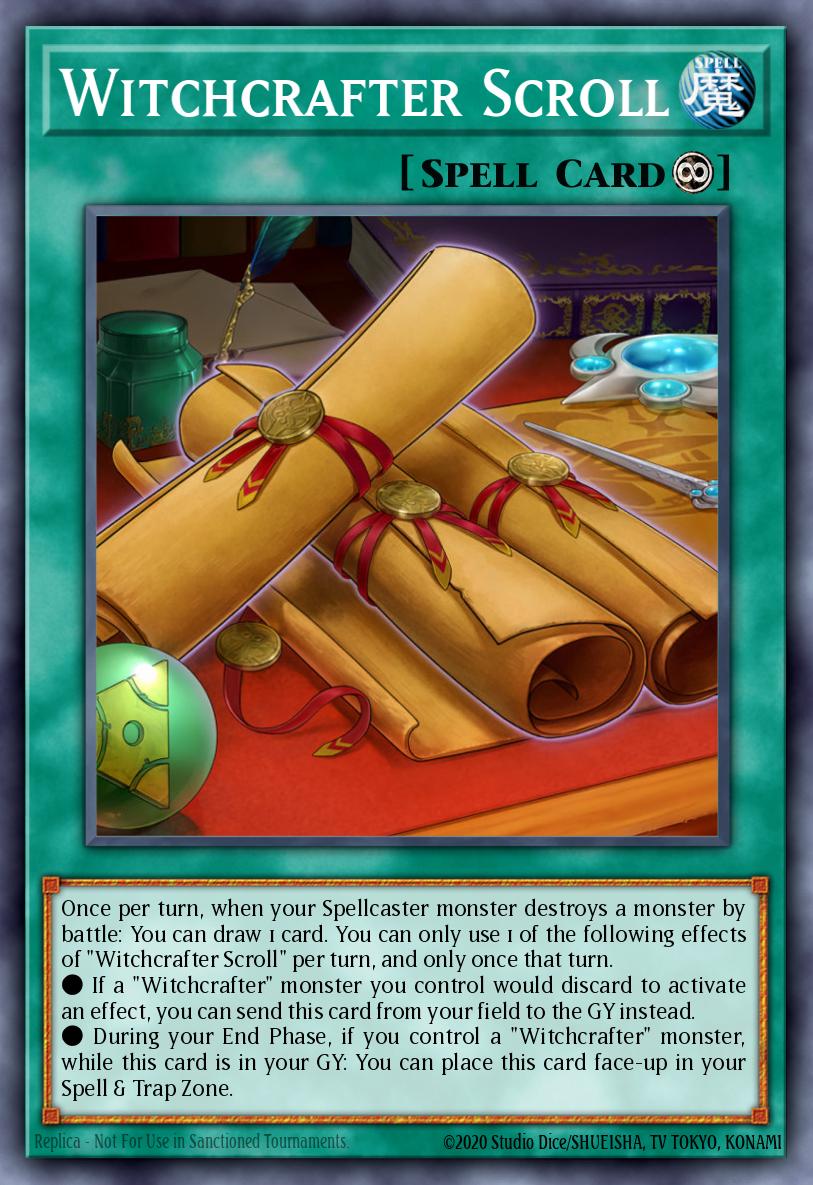 Witchcrafter Scroll Yu-Gi-Oh card