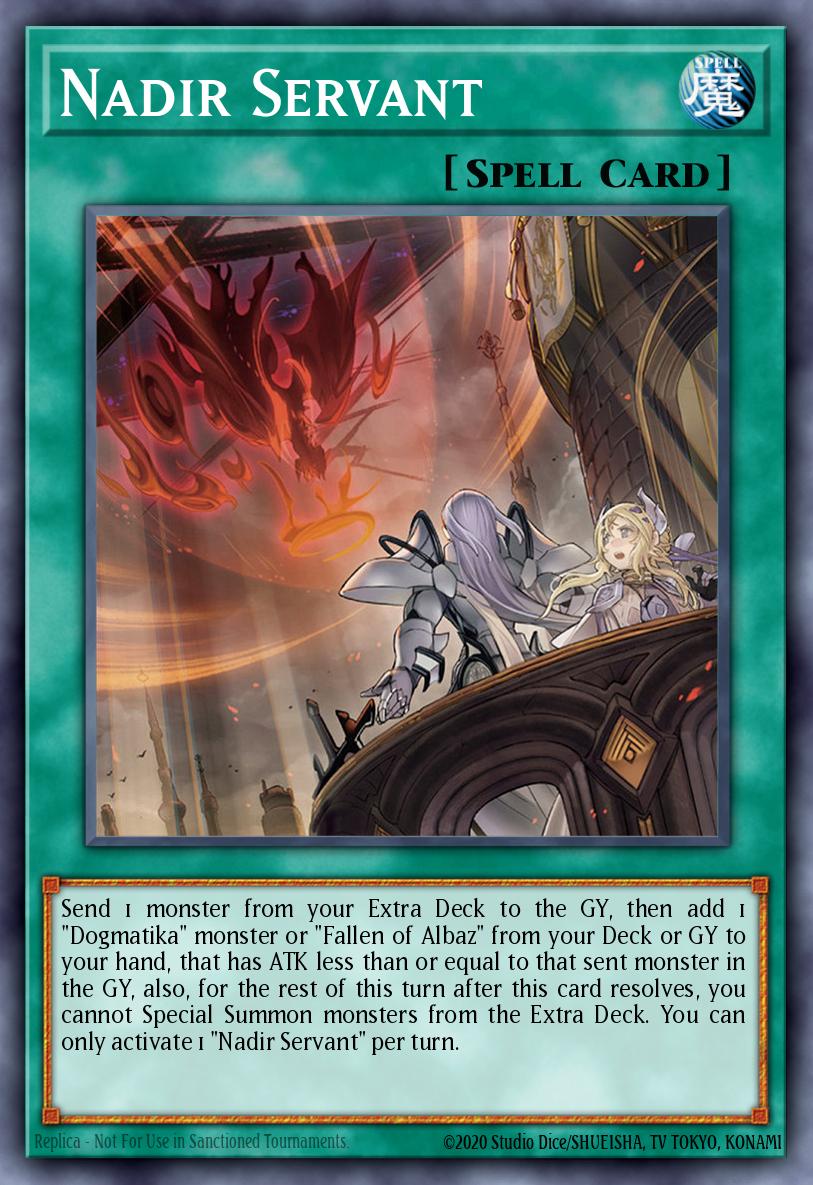 Nadir Servant Yu-Gi-Oh card