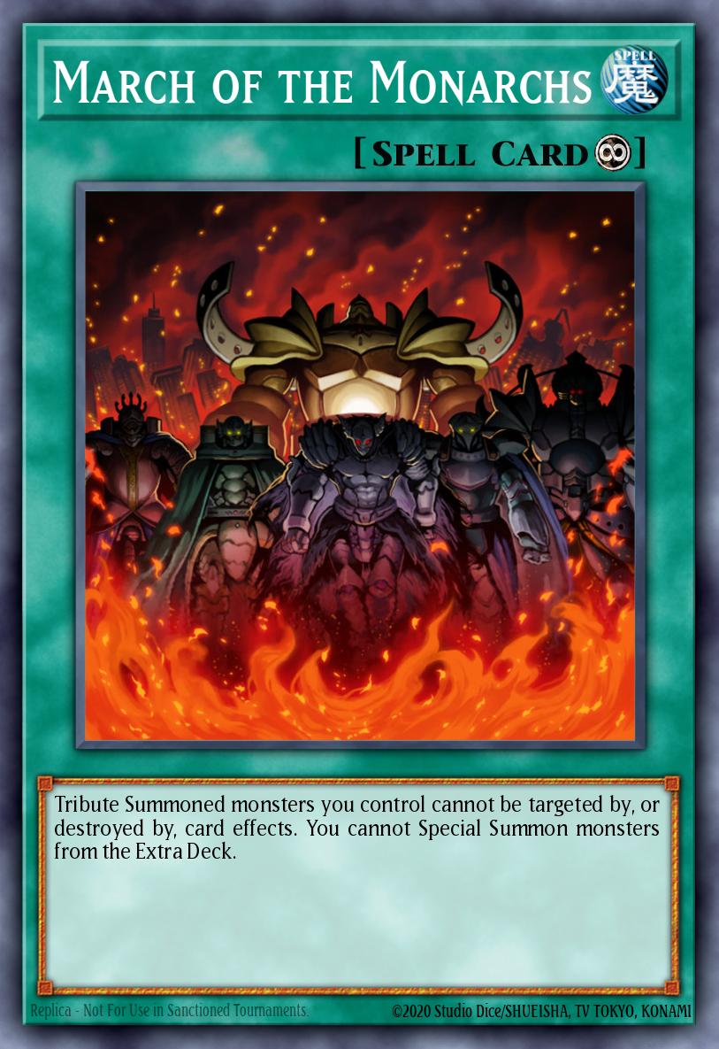March of the Monarchs Yu-Gi-Oh card