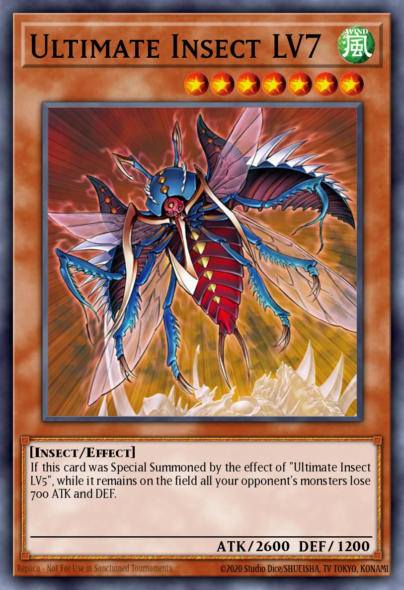 Ultimate Insect LV7 Yu-Gi-Oh card