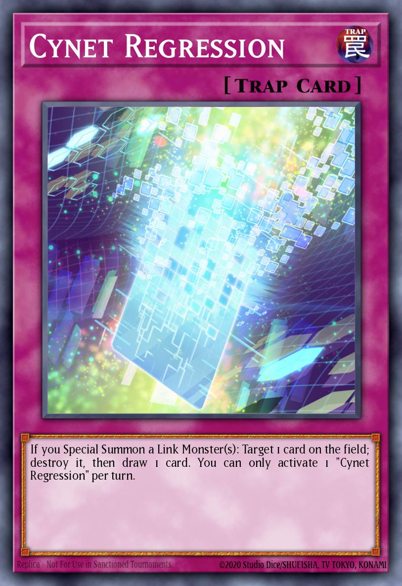 Cynet Regression Yu-Gi-Oh card