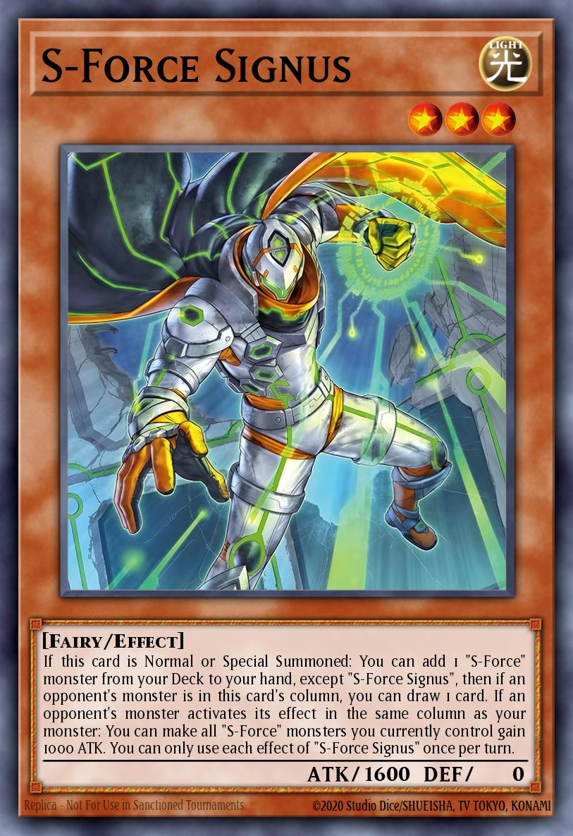 S-Force Signus Yu-Gi-Oh card