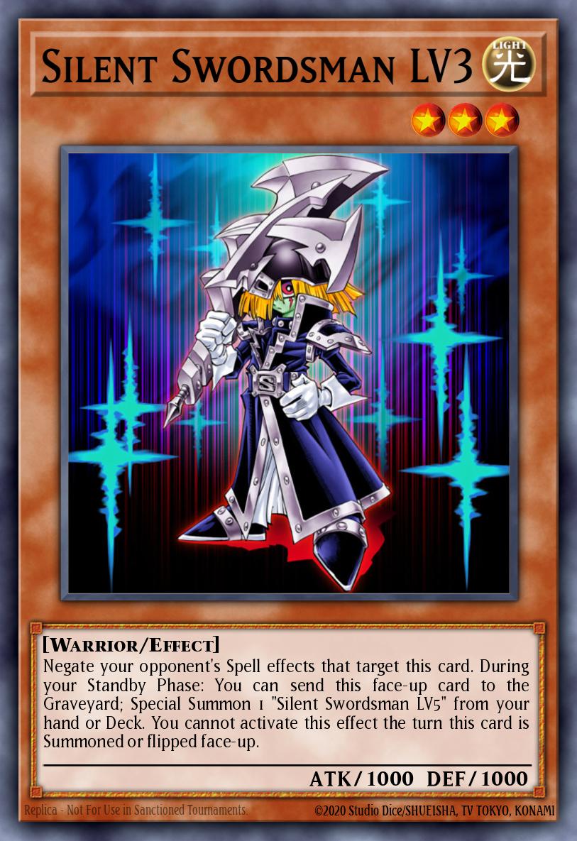 Silent Swordsman LV3 Yu-Gi-Oh card