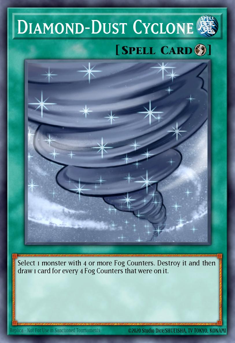 Diamond-Dust Cyclone Yu-Gi-Oh card