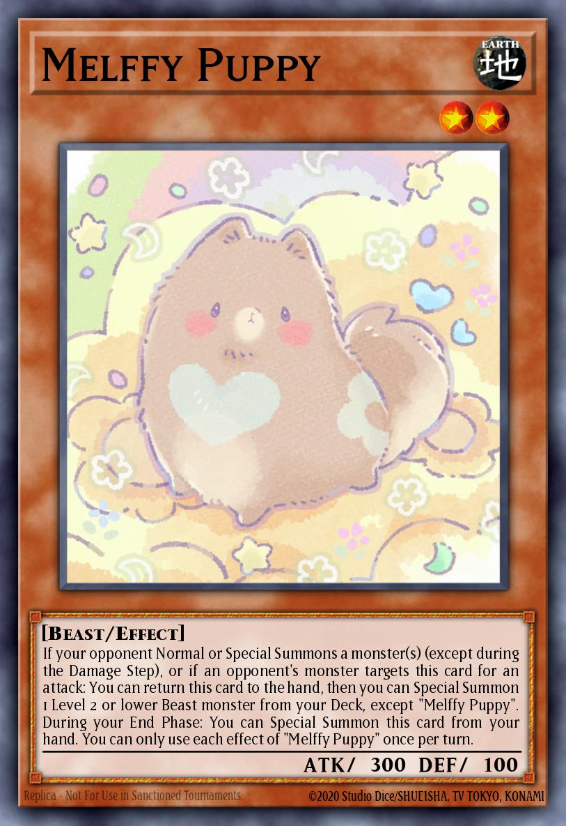 Melffy Puppy Yu-Gi-Oh card