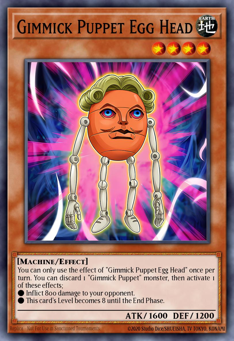 Gimmick Puppet Egg Head Yu-Gi-Oh card