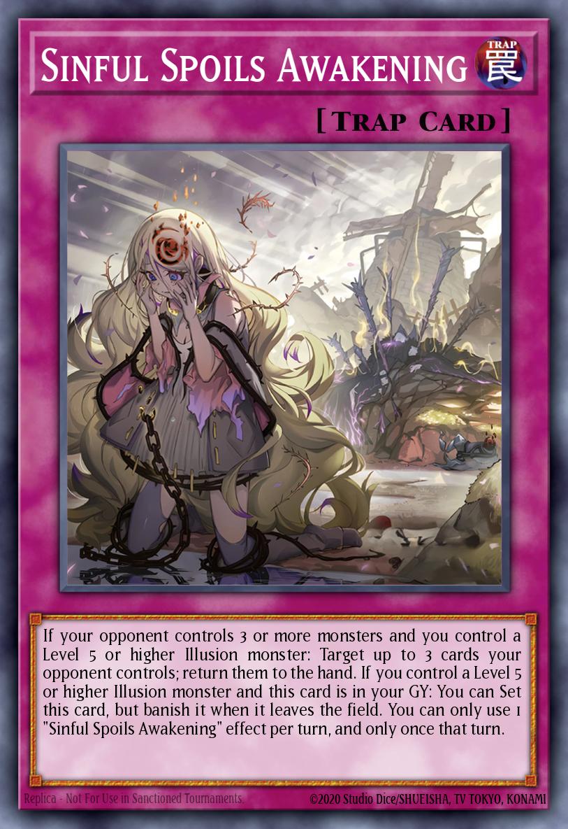 Sinful Spoils Awakening Yu-Gi-Oh card
