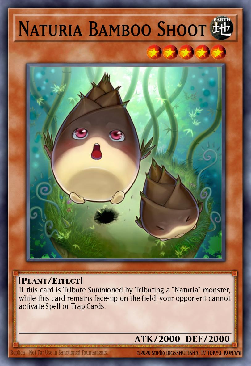 Naturia Bamboo Shoot Yu-Gi-Oh card