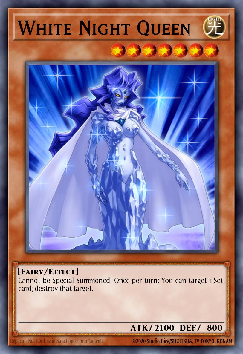 White Night Queen Yu-Gi-Oh card