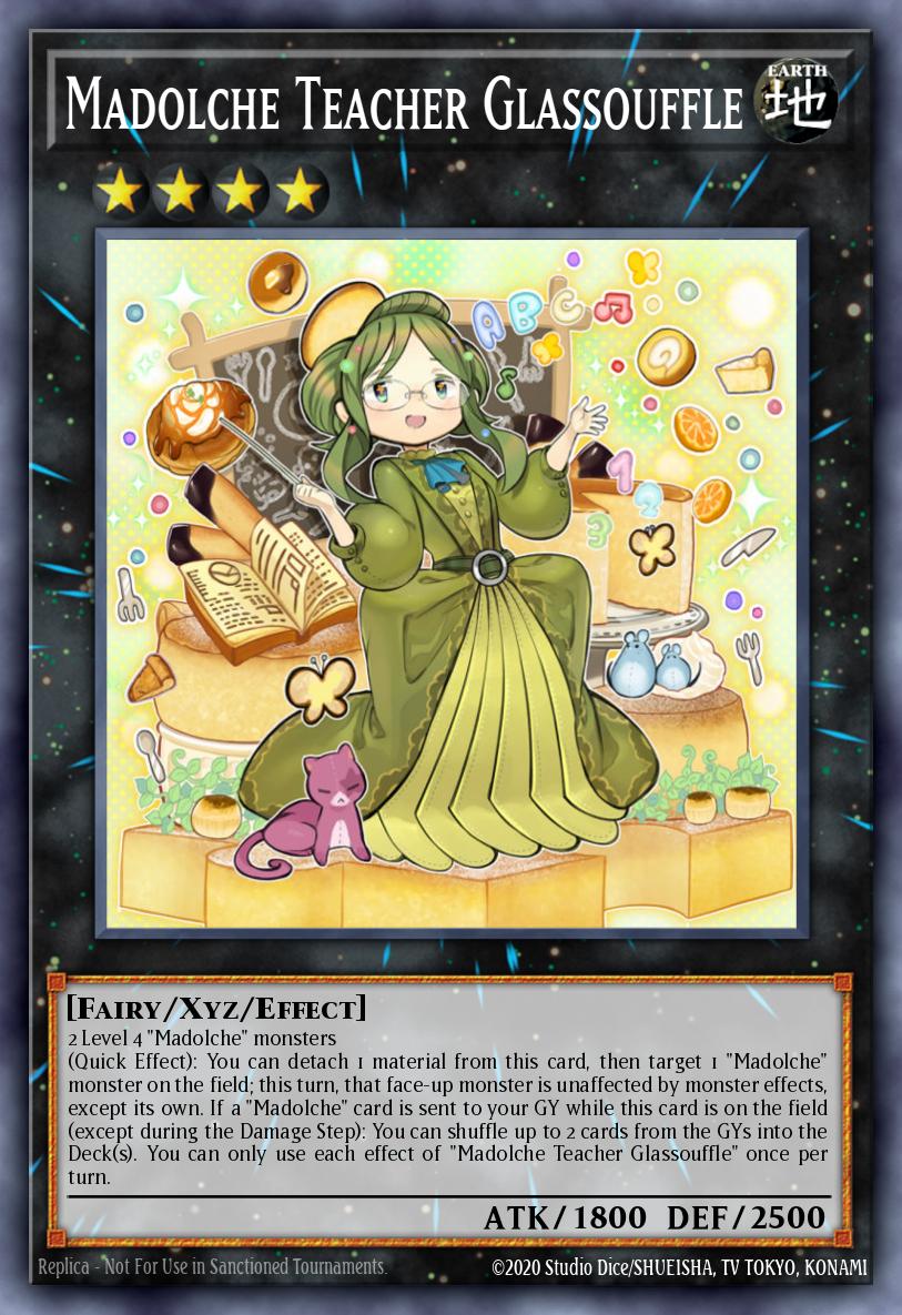 Madolche Teacher Glassouffle Yu-Gi-Oh card