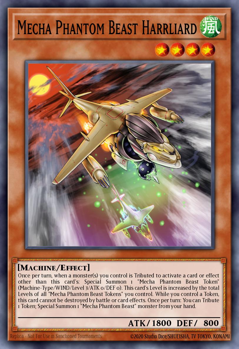 Mecha Phantom Beast Harrliard Yu-Gi-Oh card