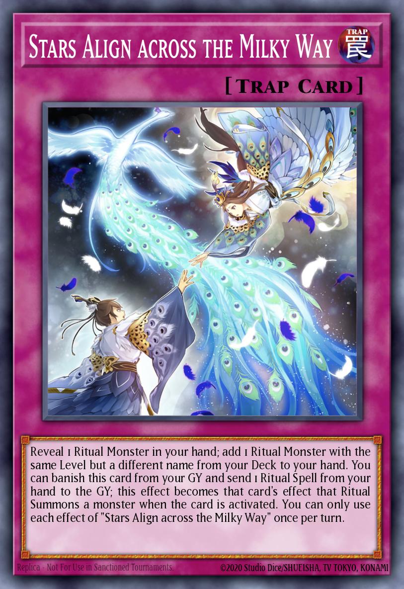 Stars Align across the Milky Way Yu-Gi-Oh card