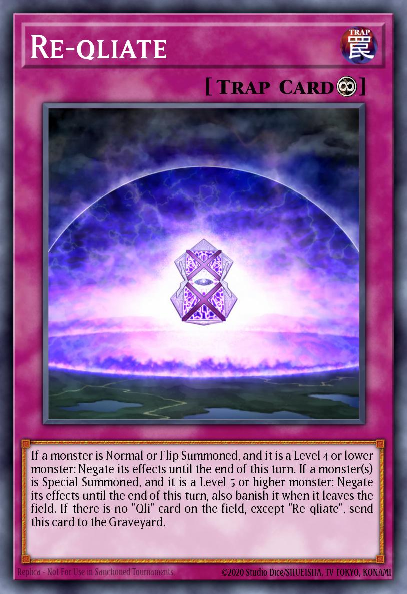 Re-qliate Yu-Gi-Oh card
