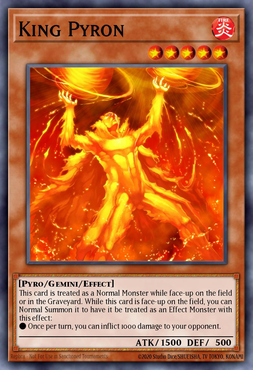 King Pyron Yu-Gi-Oh card