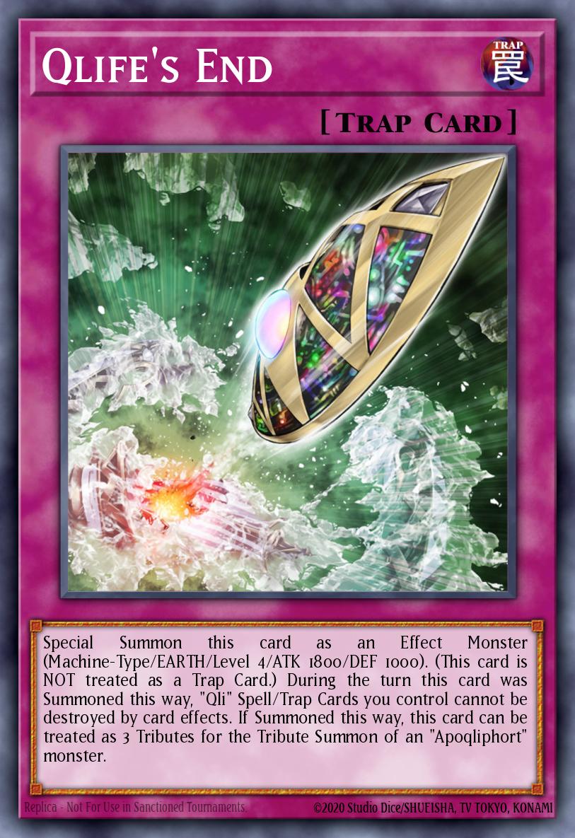 Qlife's End Yu-Gi-Oh card