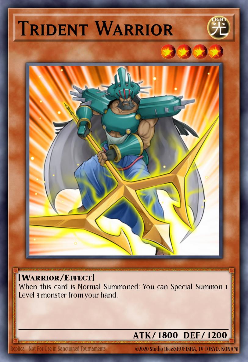 Trident Warrior Yu-Gi-Oh card