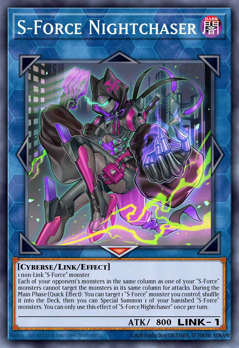 S-Force Nightchaser Yu-Gi-Oh card