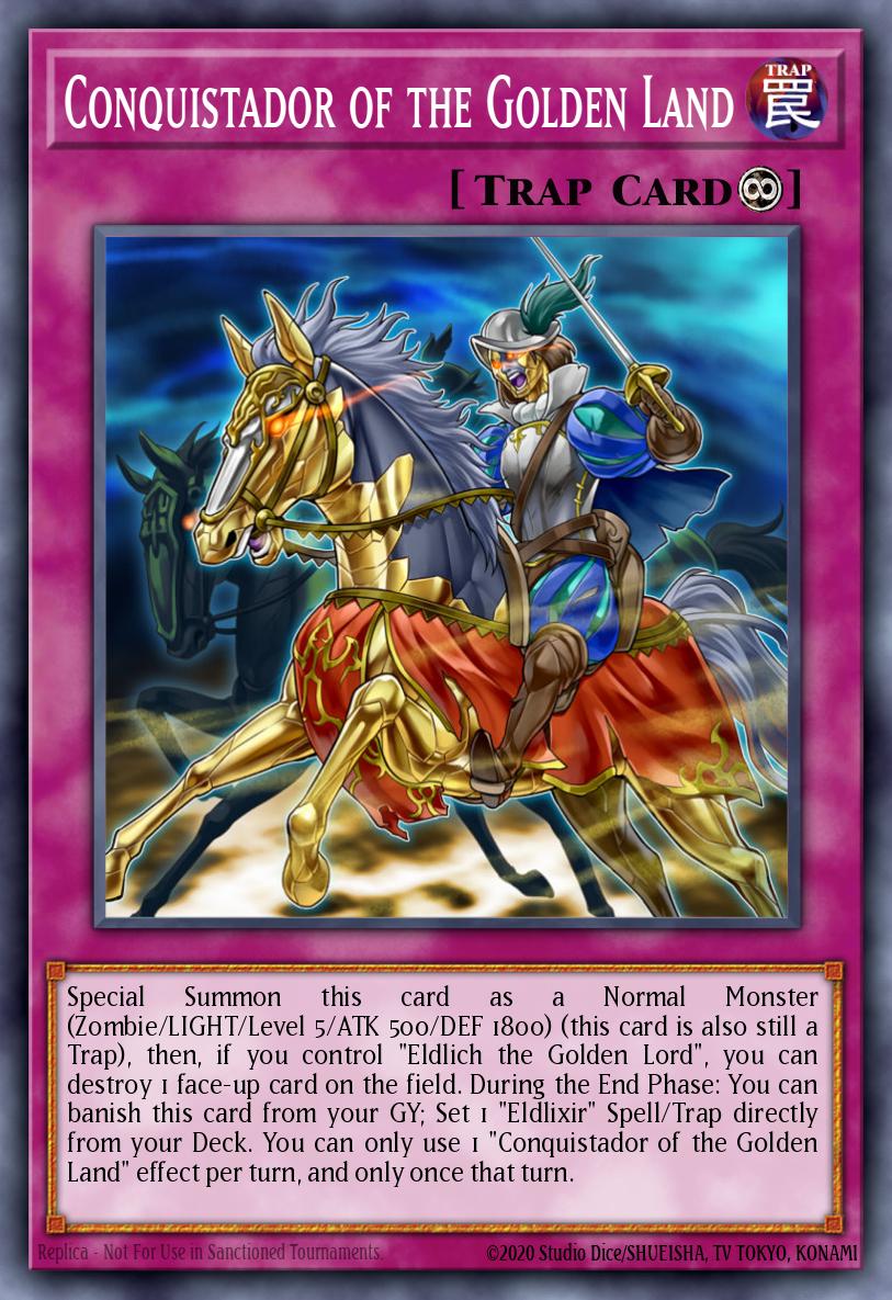 Conquistador of the Golden Land Yu-Gi-Oh card