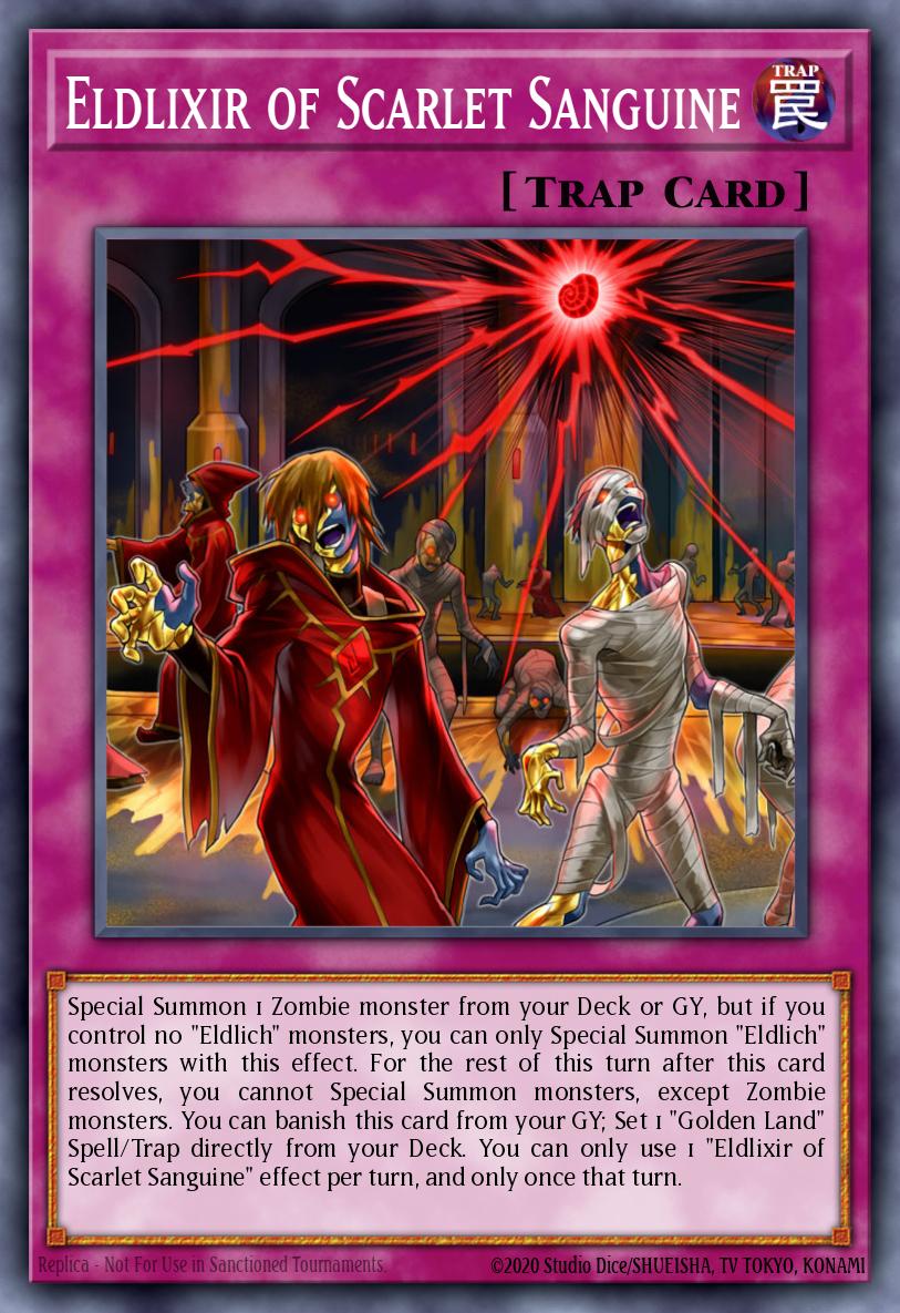 Eldlixir of Scarlet Sanguine Yu-Gi-Oh card