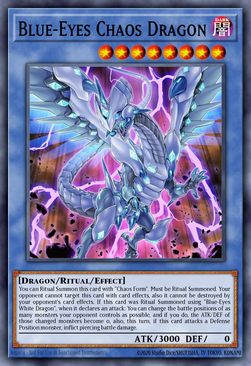 Blue-Eyes Chaos Dragon Yu-Gi-Oh card