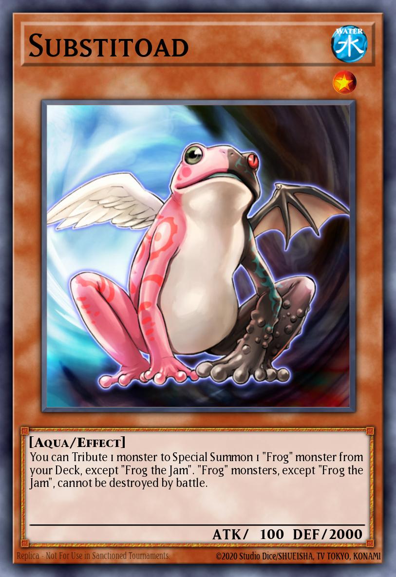 Substitoad Yu-Gi-Oh card