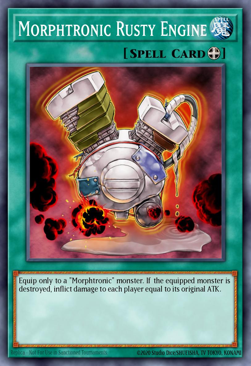Morphtronic Rusty Engine Yu-Gi-Oh card